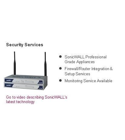 Go To SonicWALL Firewalls & Appliances Video